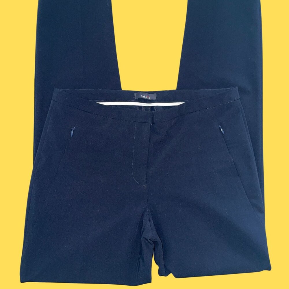 🌟 Dark Blue Blazer Pants – Size 4 – Chic & Versatile! 🌟